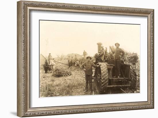 Early Farm Equipment-null-Framed Art Print