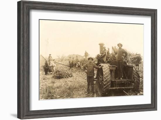 Early Farm Equipment--Framed Art Print