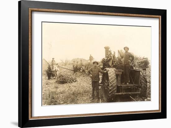 Early Farm Equipment-null-Framed Art Print