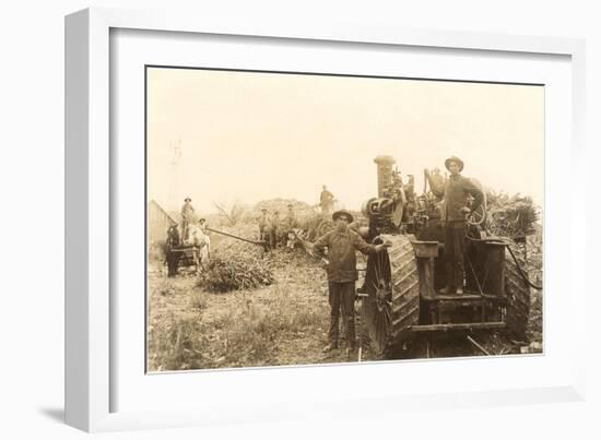 Early Farm Equipment-null-Framed Art Print