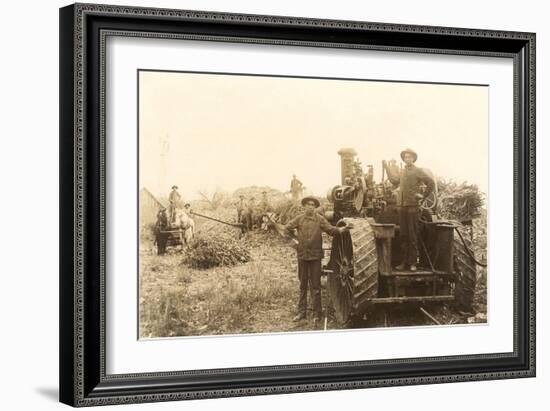 Early Farm Equipment-null-Framed Art Print