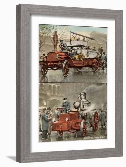 Early Fire Equipment-null-Framed Art Print