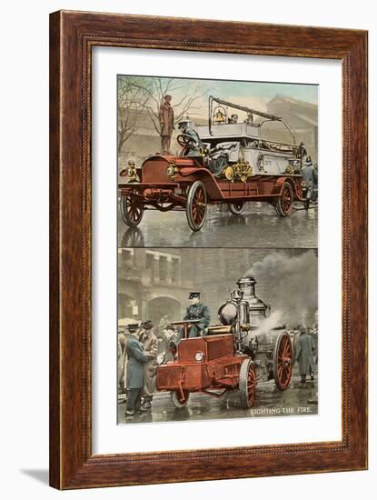 Early Fire Equipment-null-Framed Art Print