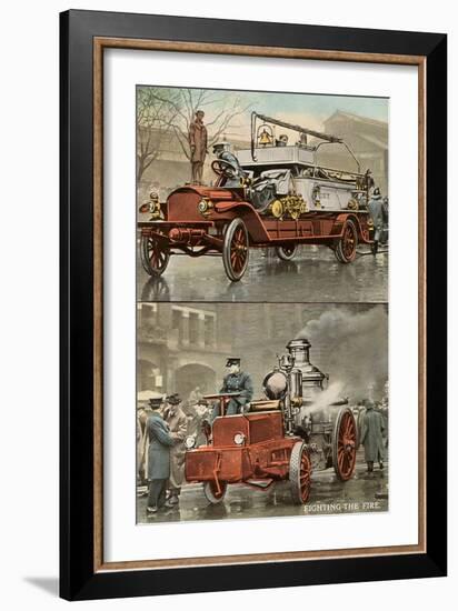 Early Fire Equipment-null-Framed Premium Giclee Print