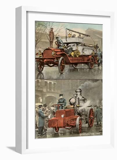 Early Fire Equipment-null-Framed Premium Giclee Print