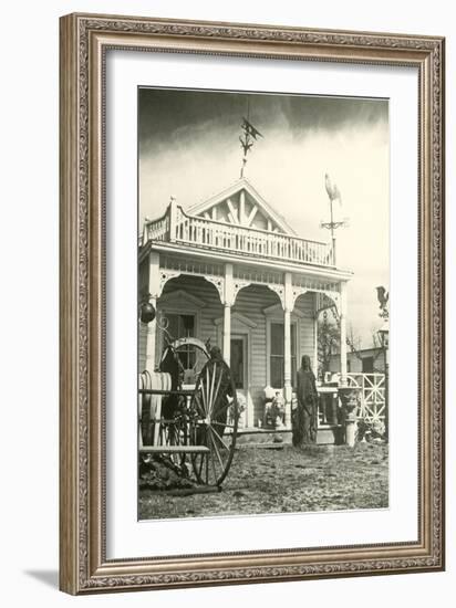 Early Garage Sale-Found Image Press-Framed Photographic Print