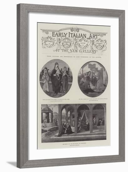 Early Italian Art-null-Framed Giclee Print