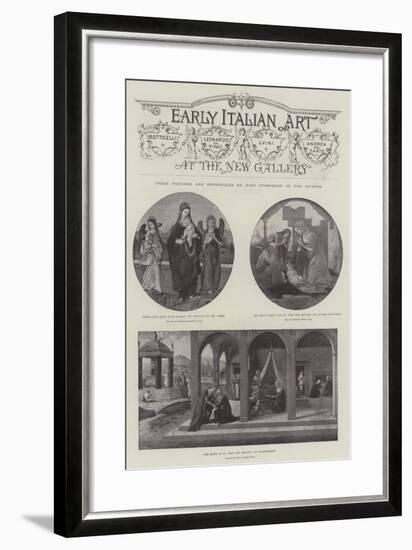 Early Italian Art-null-Framed Giclee Print