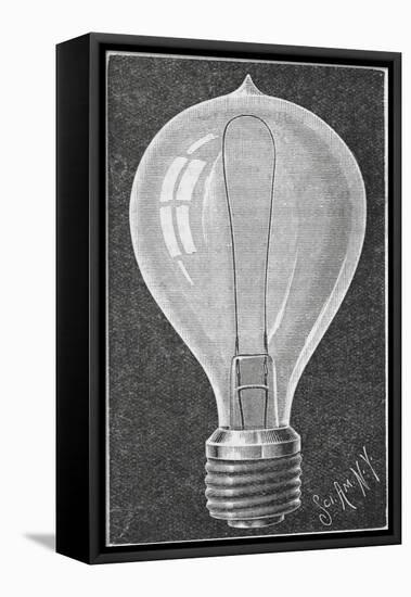 Early Light Bulb-null-Framed Premier Image Canvas
