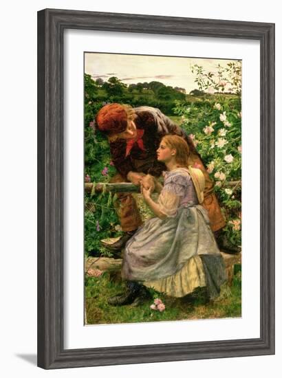 Early Lovers, 1858-Frederick Smallfield-Framed Giclee Print