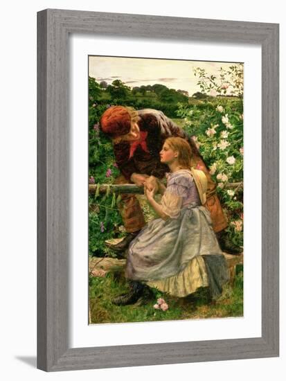 Early Lovers, 1858-Frederick Smallfield-Framed Giclee Print