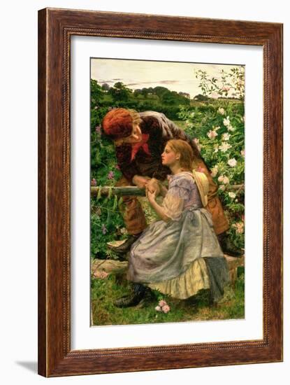 Early Lovers, 1858-Frederick Smallfield-Framed Giclee Print