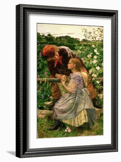 Early Lovers, 1858-Frederick Smallfield-Framed Giclee Print