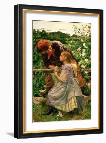 Early Lovers, 1858-Frederick Smallfield-Framed Giclee Print