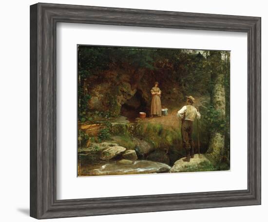 Early Lovers-Eastman Johnson-Framed Giclee Print