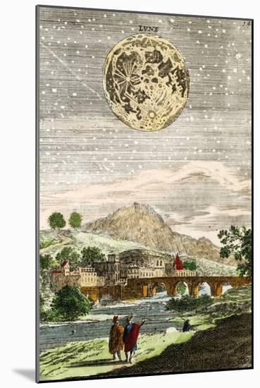 Early Map of the Moon, 1635-Detlev Van Ravenswaay-Mounted Photographic Print