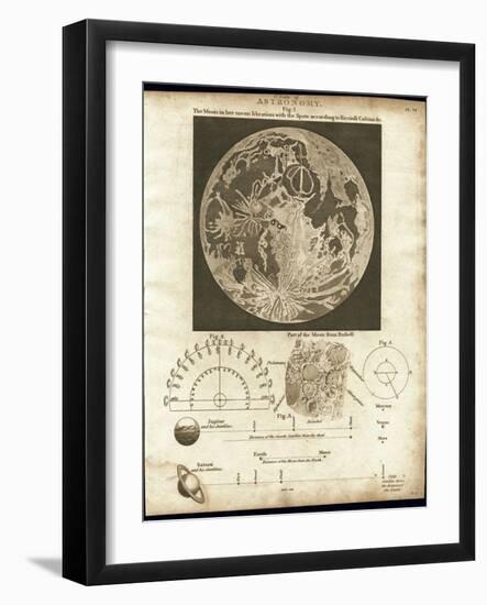 Early Map of the Moon, 1810-Detlev Van Ravenswaay-Framed Photographic Print