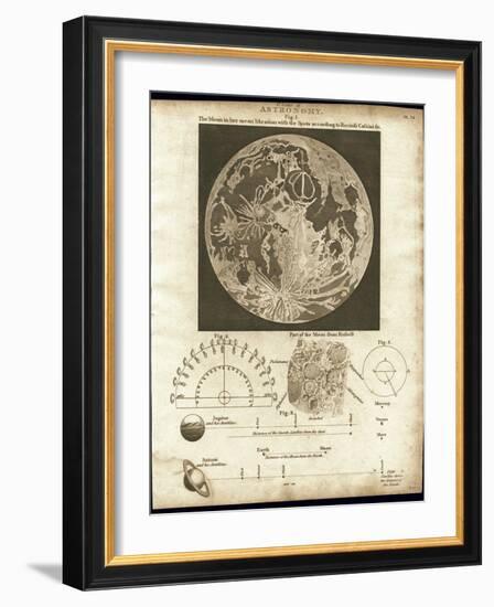 Early Map of the Moon, 1810-Detlev Van Ravenswaay-Framed Photographic Print