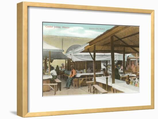 Early Market, Juarez, Mexico-null-Framed Art Print