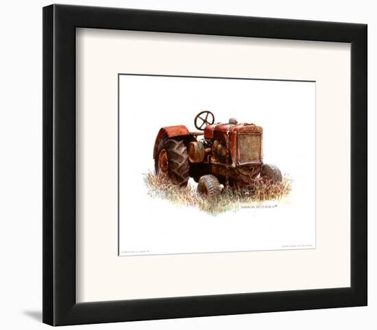 Early Model Oliver Tractor-Sharon Pedersen-Framed Art Print