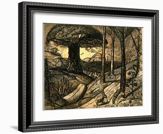 Early Morning, 1825-Samuel Palmer-Framed Giclee Print