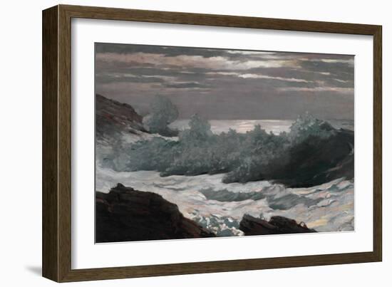 Early Morning after a Storm at Sea, 1900-02 (Oil on Canvas)-Winslow Homer-Framed Giclee Print