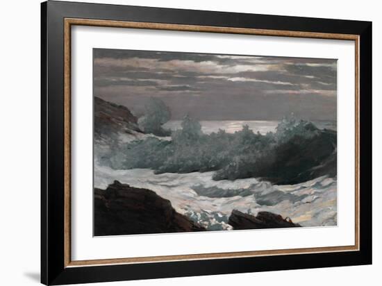 Early Morning after a Storm at Sea, 1900-02 (Oil on Canvas)-Winslow Homer-Framed Giclee Print