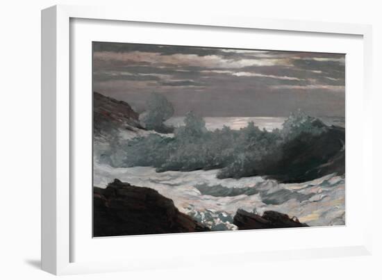 Early Morning after a Storm at Sea, 1900-02 (Oil on Canvas)-Winslow Homer-Framed Giclee Print
