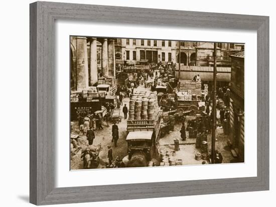 Early Morning at Covent Garden Market-English Photographer-Framed Photographic Print