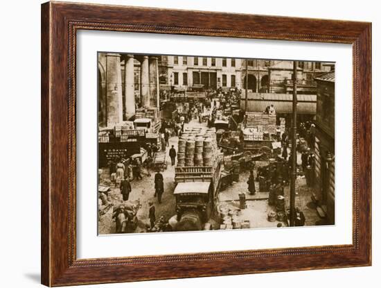 Early Morning at Covent Garden Market-English Photographer-Framed Photographic Print