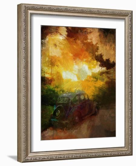 Early Morning at Melbourne, Derbyshire-Mark Gordon-Framed Giclee Print