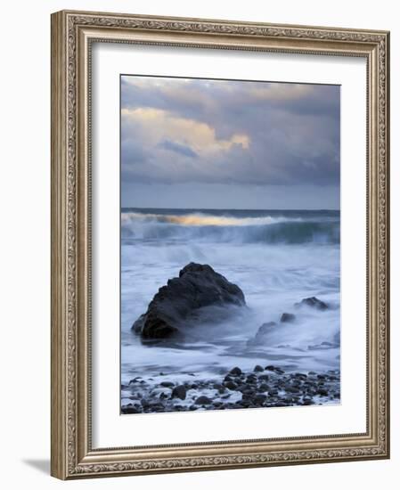 Early Morning at Widemouth Bay, Cornwall, UK-Nadia Isakova-Framed Photographic Print