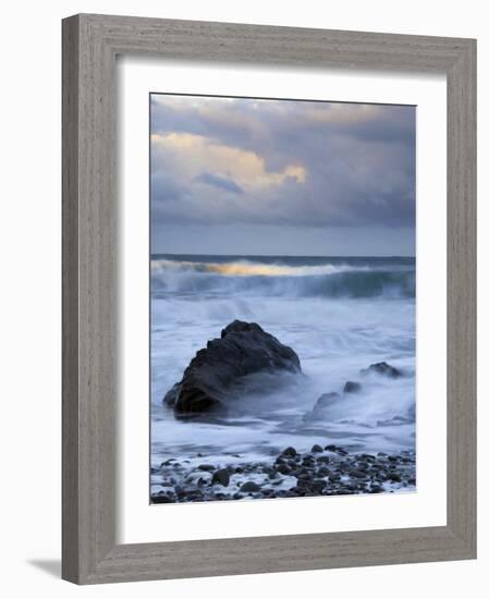 Early Morning at Widemouth Bay, Cornwall, UK-Nadia Isakova-Framed Photographic Print