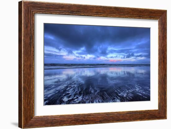 Early Morning Beach Design, Cannon Beach, Oregon Coast-Vincent James-Framed Photographic Print