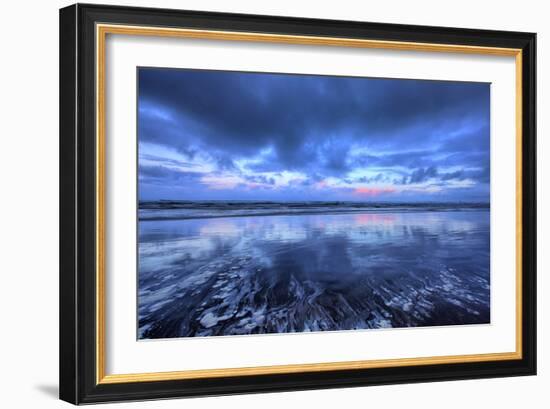 Early Morning Beach Design, Cannon Beach, Oregon Coast-Vincent James-Framed Photographic Print