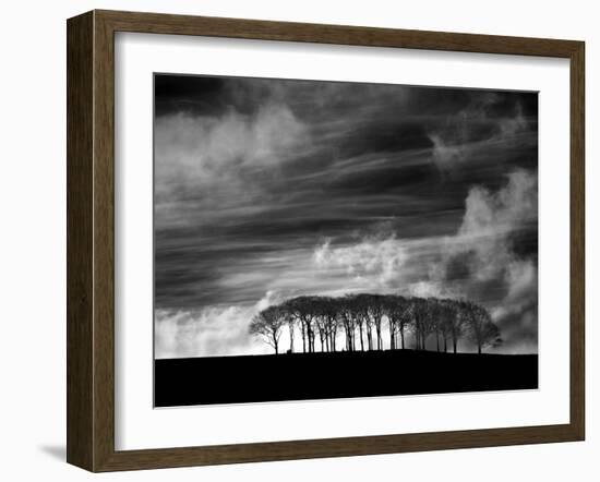 Early Morning Clouds-Martin Henson-Framed Photographic Print