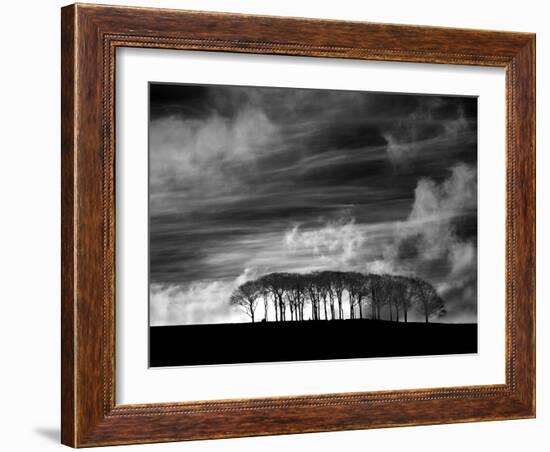 Early Morning Clouds-Martin Henson-Framed Photographic Print