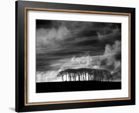 Early Morning Clouds-Martin Henson-Framed Photographic Print