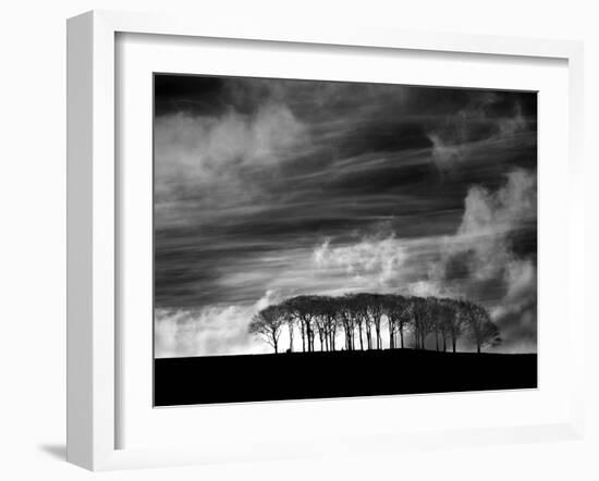 Early Morning Clouds-Martin Henson-Framed Photographic Print