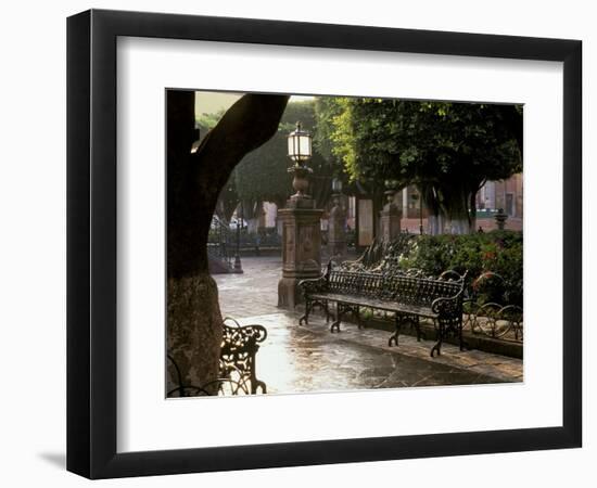 Early Morning, El Jardin, San Miguel de Allende, Mexico-Inger Hogstrom-Framed Photographic Print