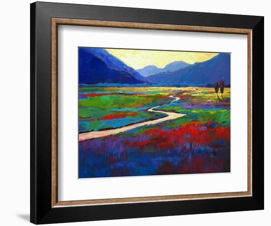 Early Morning Fauve Landscape-Patty Baker-Framed Art Print