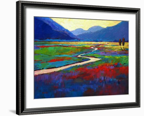 Early Morning Fauve Landscape-Patty Baker-Framed Art Print