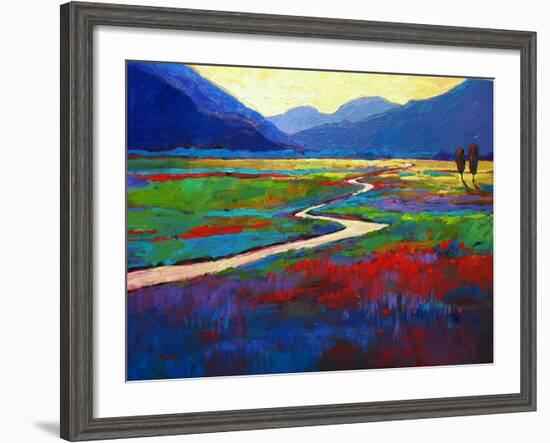 Early Morning Fauve Landscape-Patty Baker-Framed Art Print