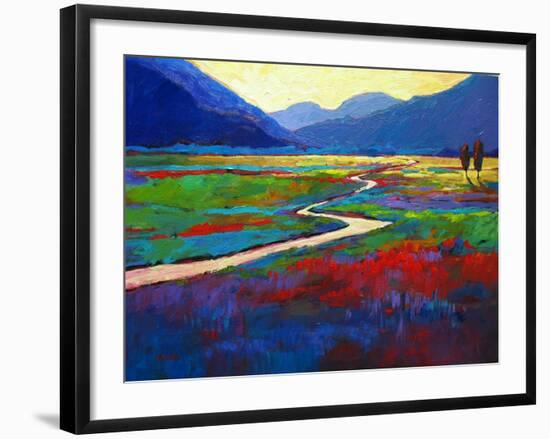 Early Morning Fauve Landscape-Patty Baker-Framed Art Print