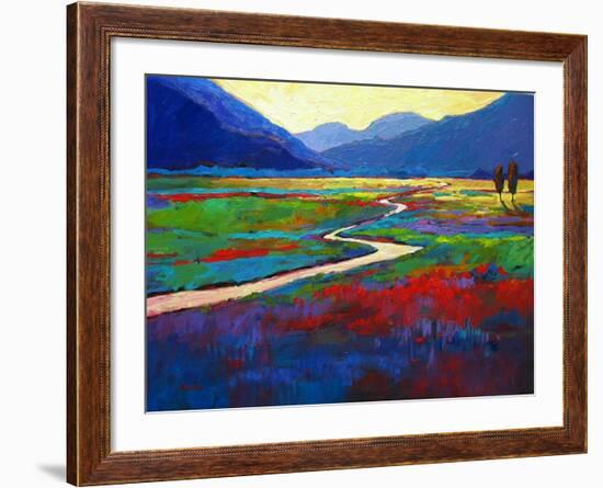 Early Morning Fauve Landscape-Patty Baker-Framed Art Print