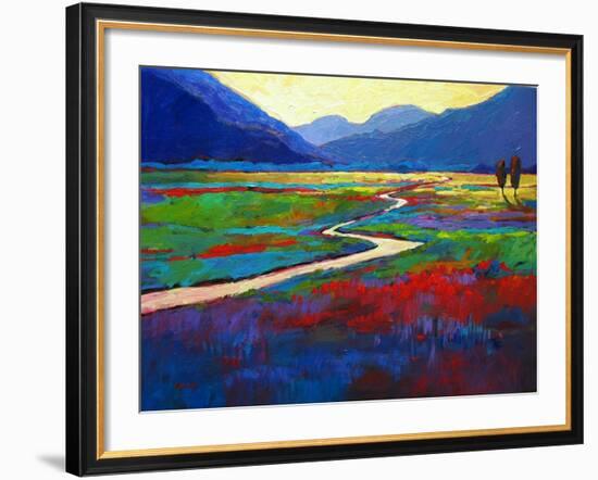 Early Morning Fauve Landscape-Patty Baker-Framed Art Print