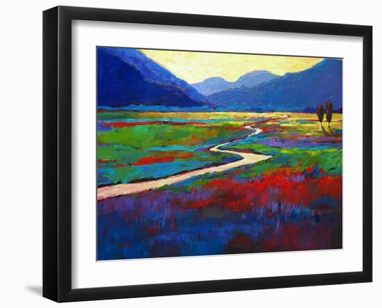 Early Morning Fauve Landscape-Patty Baker-Framed Art Print