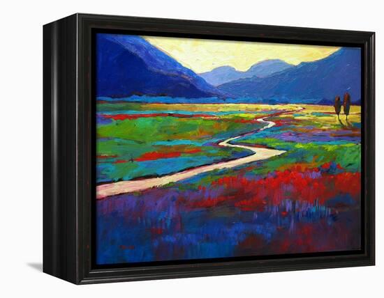 Early Morning Fauve Landscape-Patty Baker-Framed Stretched Canvas