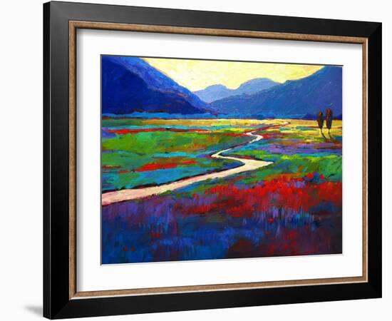 Early Morning Fauve Landscape-Patty Baker-Framed Art Print