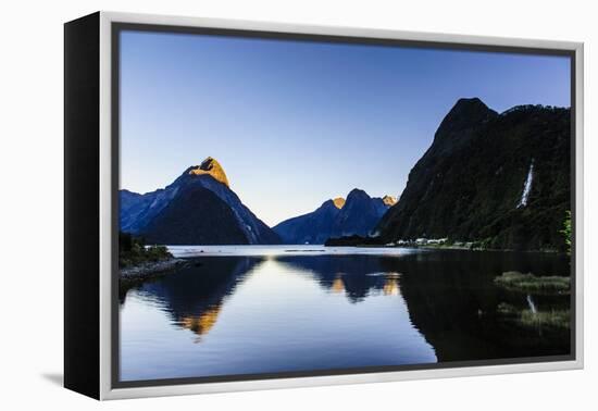 Early Morning Light in Milford Sound-Michael-Framed Premier Image Canvas